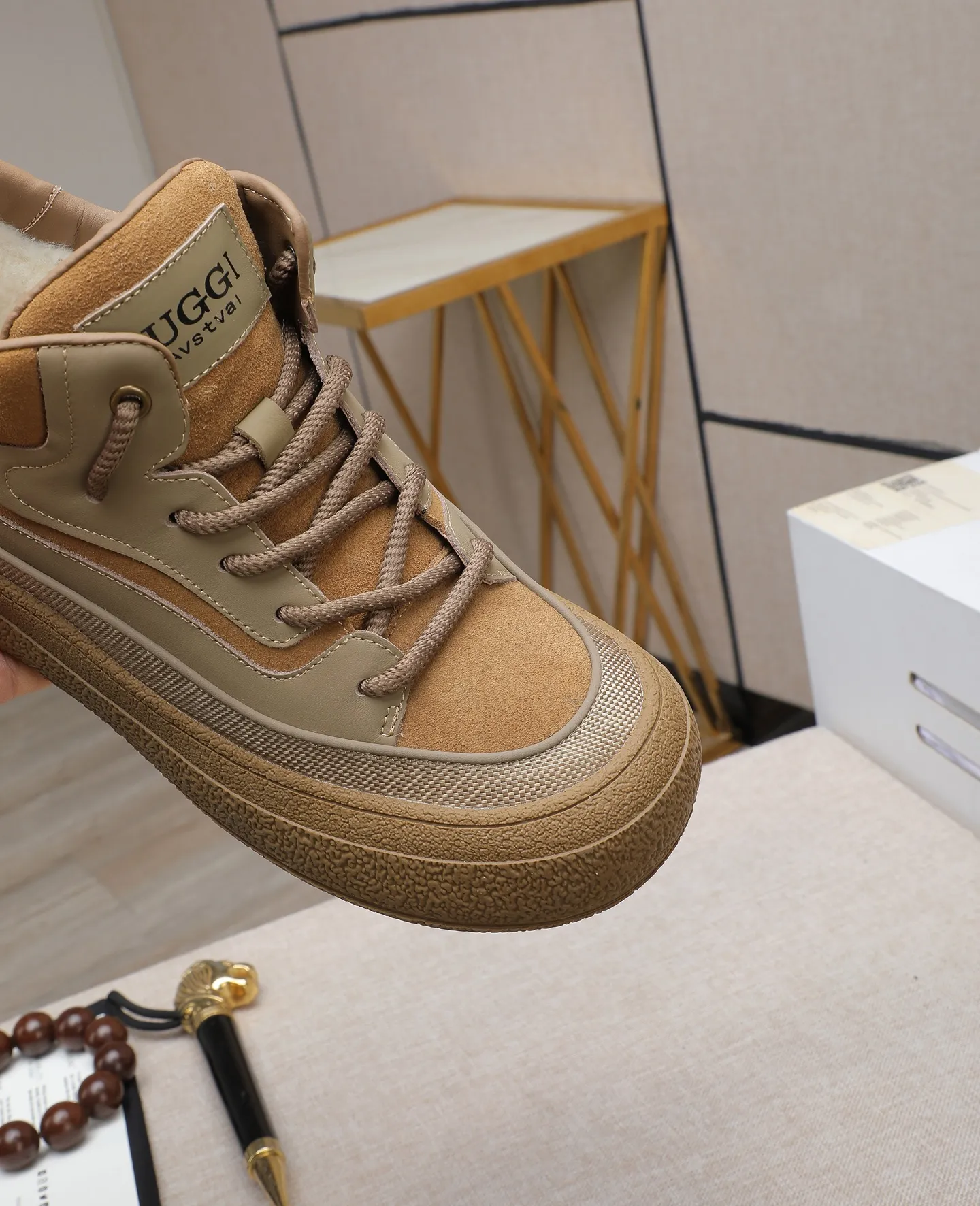 Men's shoes 💰660 IUGGI new retro presbyopia men's shoes, casual and versatile, full of high-end sense, fashionable, luxury and personalized style, joint style, retro presbyopia factor, full of handsome style, first layer suede cowhide, lining wool, rubber outsole, light and non-slip size: 39-44